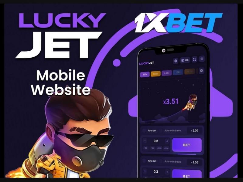 Lucky Jet game via 1xBet Mobile