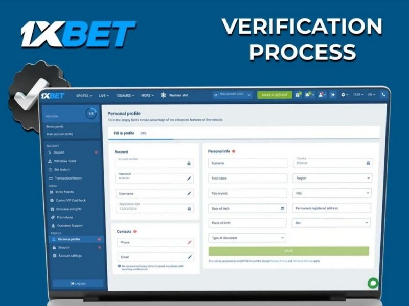 Verification Process at 1xBet